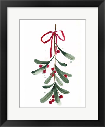Framed Warm Winter Wishes V Print