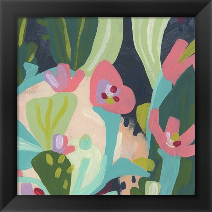 Framed Tropical Celebration III Print