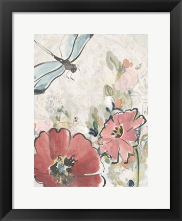 Framed Meadow Spring I Print