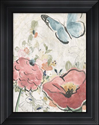 Framed Meadow Spring II Print