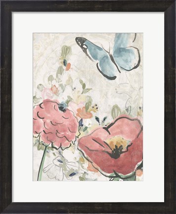 Framed Meadow Spring II Print