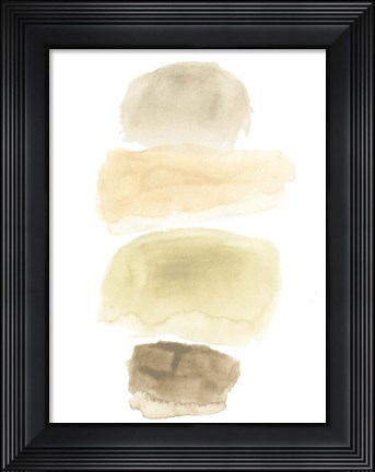 Framed Stone Flow I Print