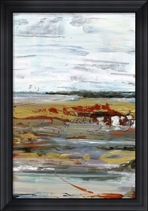 Framed Marble Coast I Print