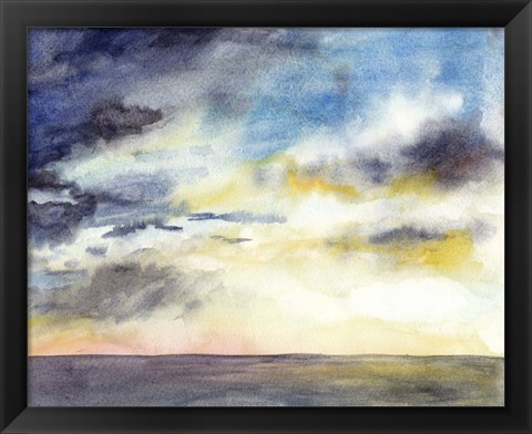 Framed September Sky Studies I Print