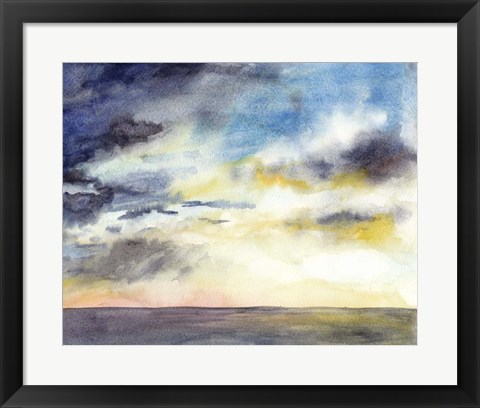 Framed September Sky Studies I Print