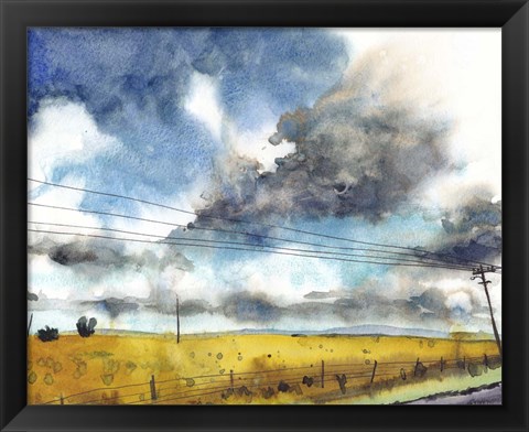 Framed September Sky Studies III Print