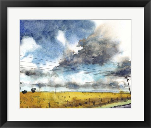 Framed September Sky Studies III Print