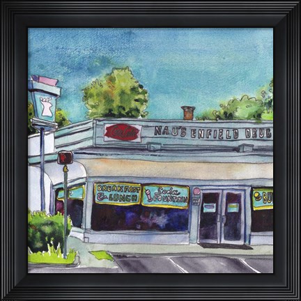 Framed Urban Study I Print
