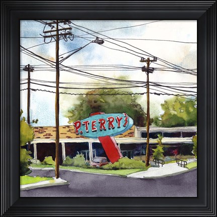 Framed Urban Study III Print