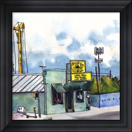 Framed Urban Study IV Print