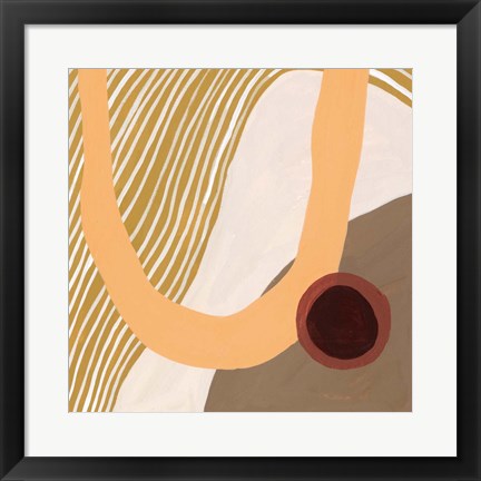 Framed Desert Sun I Print