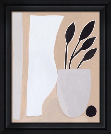 Framed Pale Abstraction II Print