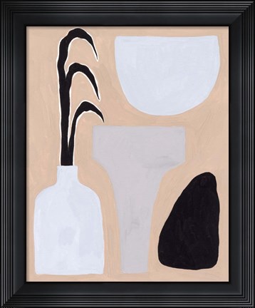 Framed Pale Abstraction III Print