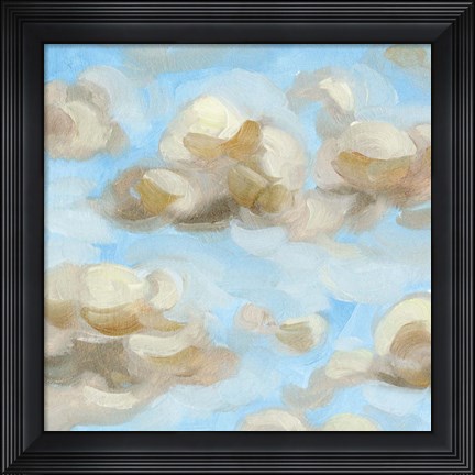 Framed Floating Clouds II Print