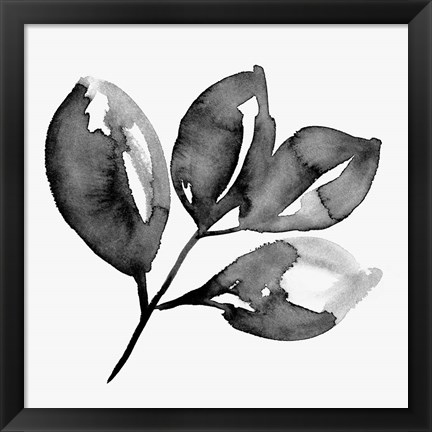 Framed Feuille II Print
