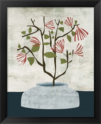 Framed Zen Branch II Print