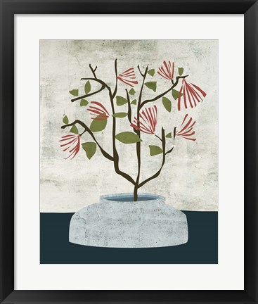 Framed Zen Branch II Print