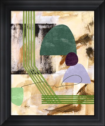 Framed Skating II Print