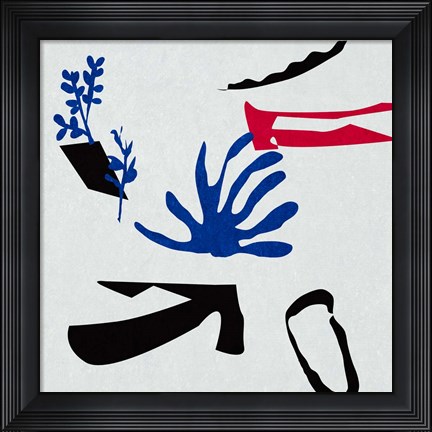 Framed Poker I Print