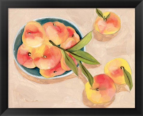 Framed Saturn Peaches I Print