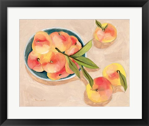 Framed Saturn Peaches I Print