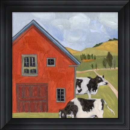 Framed House in the Field I Print