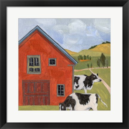 Framed House in the Field I Print