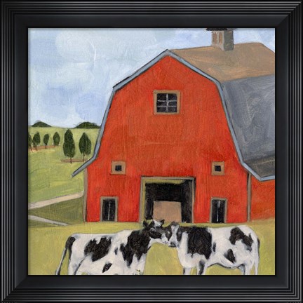 Framed House in the Field II Print