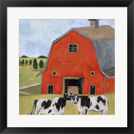 Framed House in the Field II Print