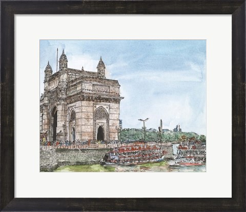 Framed Dreaming of India I Print