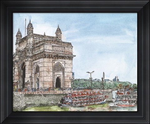 Framed Dreaming of India I Print