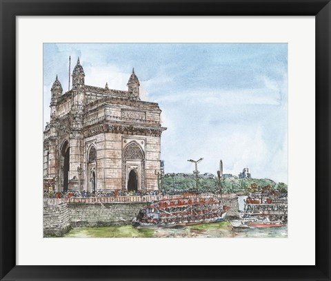 Framed Dreaming of India I Print