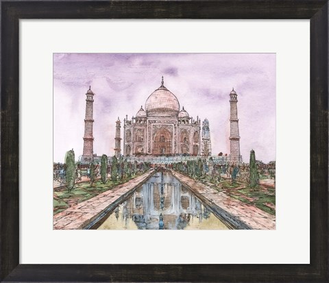 Framed Dreaming of India II Print