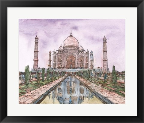 Framed Dreaming of India II Print