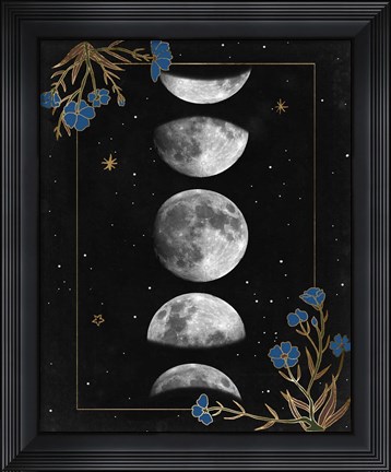 Framed Night Moon I Print