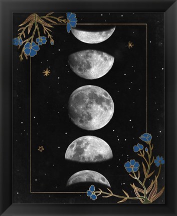 Framed Night Moon I Print