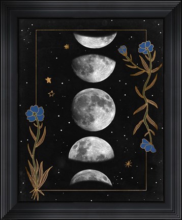Framed Night Moon II Print