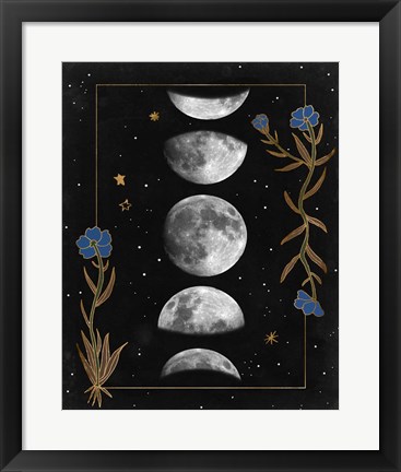 Framed Night Moon II Print