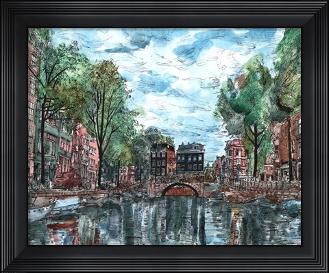 Framed Trip to Europe II Print