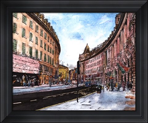 Framed Trip to Europe IV Print