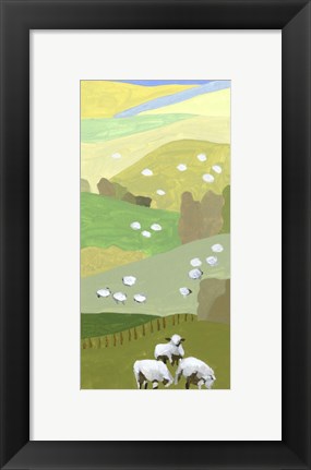 Framed Mountain Sheep II Print