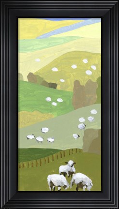 Framed Mountain Sheep II Print