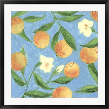 Framed Sweet Tangerine I Print