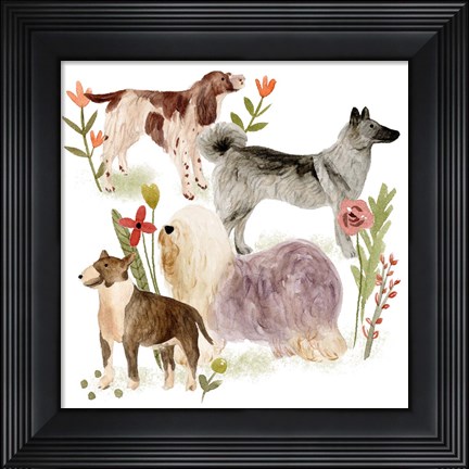 Framed Little Walk III Print