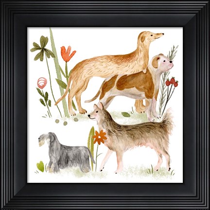 Framed Little Walk IV Print