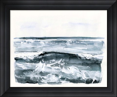 Framed Choppy Surf II Print