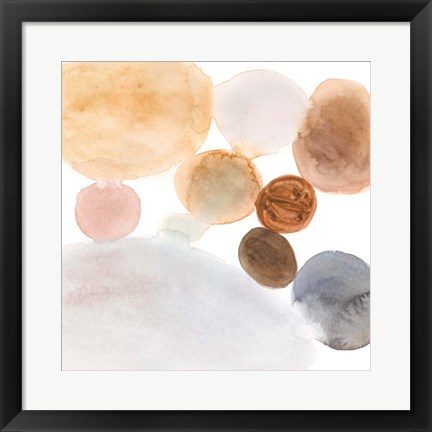 Framed Marble Wash II Print