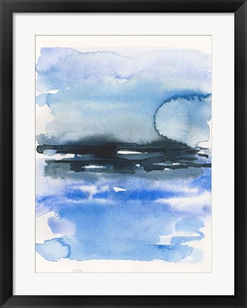 Framed Sea Swath II Print