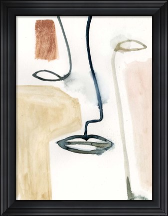 Framed Masque I Print