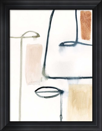 Framed Masque II Print
